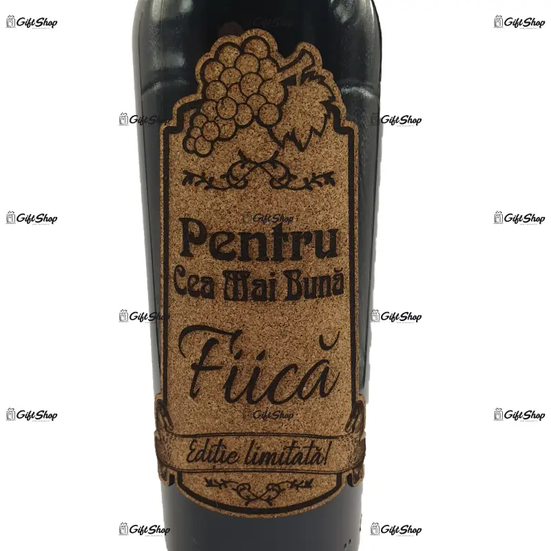 Pentru cea mai buna fiica, editie limitata, vin rosu cabernet sauvignon, demisec, 750ml, 13.5% alcool